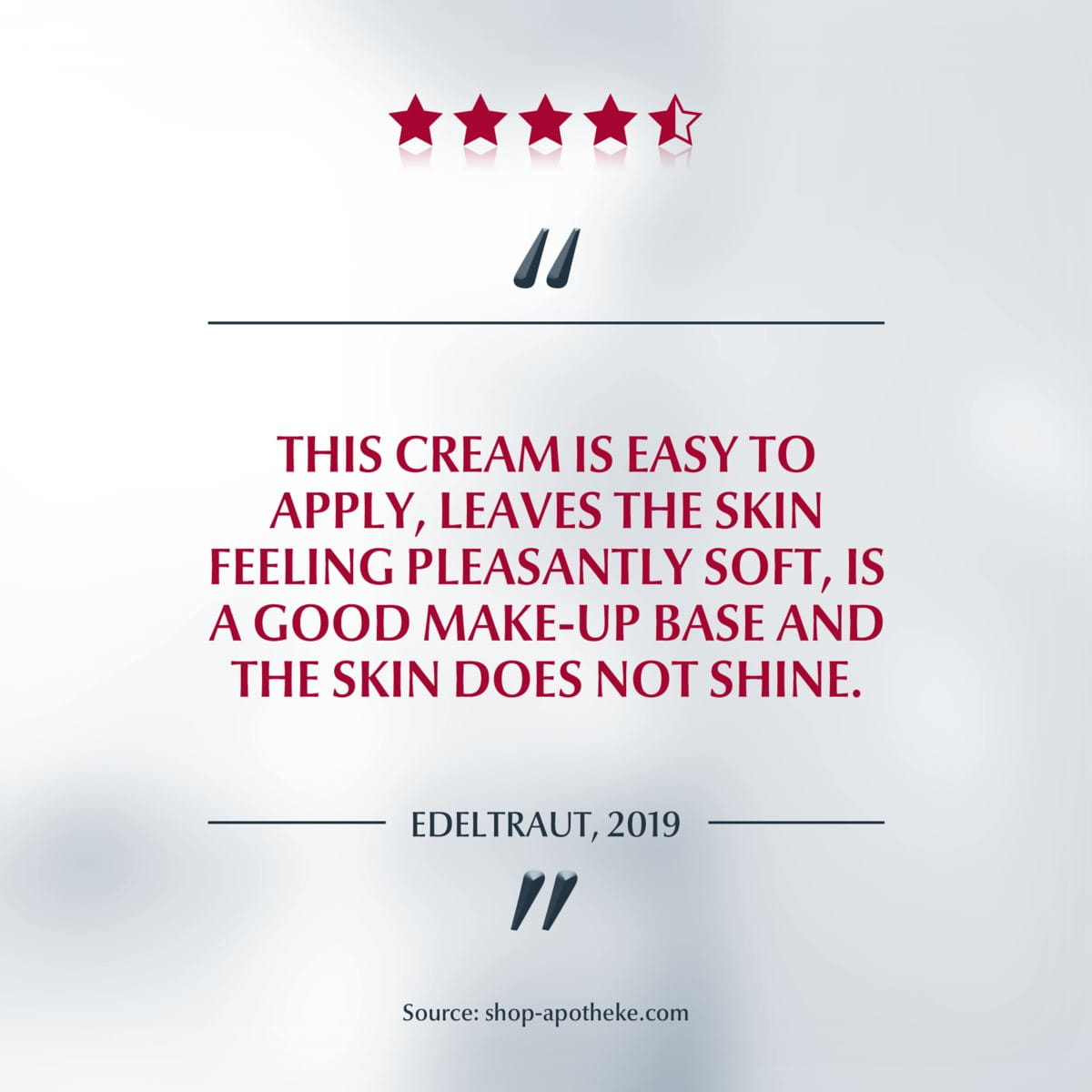 An antiaging day face cream for normal to combination skin with SPF 15